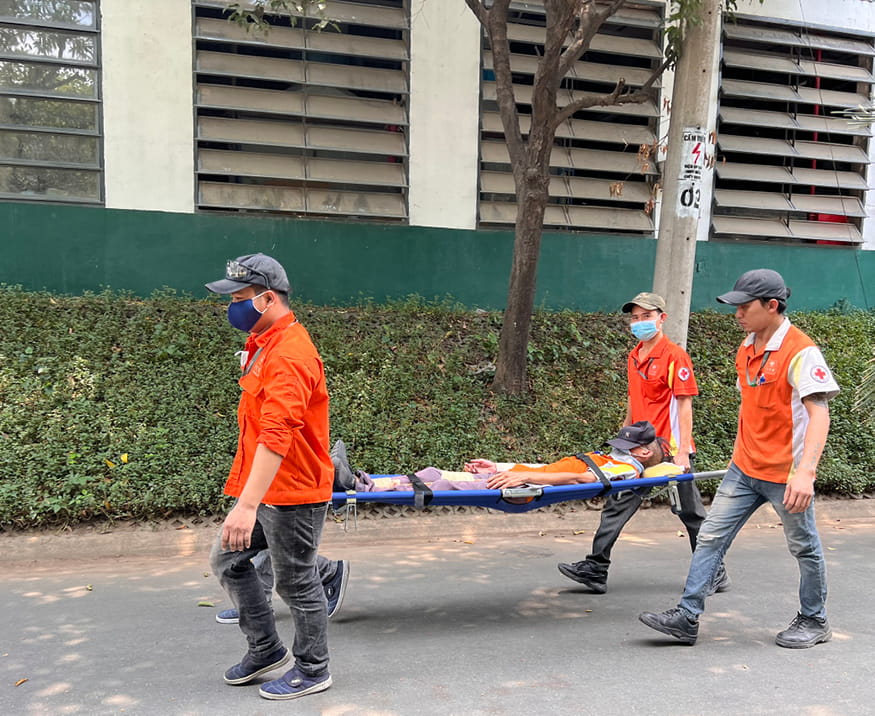 HOÀN TẤT DIỄN TẬP SƠ TÁN & CHỮA CHÁY LẦN 1 NĂM 2024 (9)