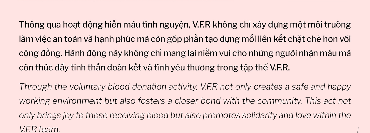 CÔNG NHÂN VIÊN V.F.R THAM GIA HIẾN MÁU TÌNH NGUYỆN TẠI BỆNH VIỆN HOÀN MỸ HẠNH PHÚC (13)