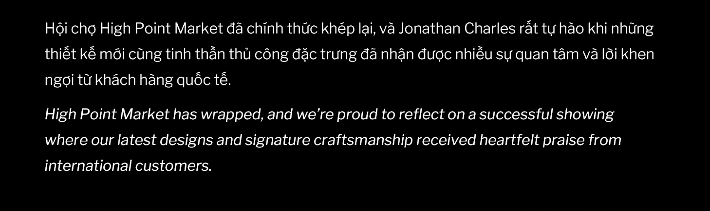 Jonathan Charles ghi dấu ấn tại High Point Market – Cảm ơn đội ngũ V.F.R đã góp phần tạo nên thành công (7)