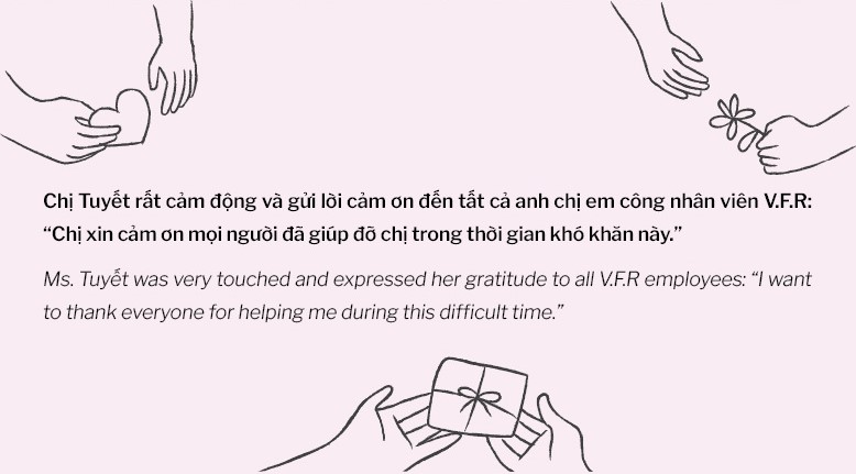 KẾT NỐI YÊU THƯƠNG: CNV V.F.R CHUNG TAY GIÚP CHỊ TUYẾT VƯỢT QUA KHÓ KHĂN (7)