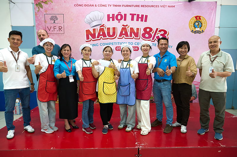 CHÚC MỪNG HỘI THI NẤU ĂN 8/3 CỦA V.F.R DIỄN RA THÀNH CÔNG TỐT ĐẸP