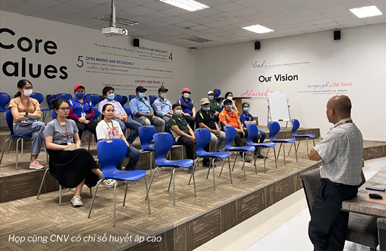 “BỮA ĂN SỨC KHỎE” – MỘT BƯỚC TIẾN MỚI HƯỚNG ĐẾN SỨC KHỎE NGƯỜI LAO ĐỘNG V.F.R (3)