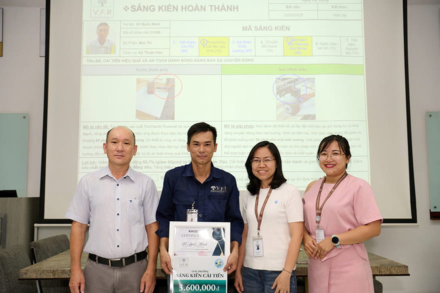CẢI TIẾN LIÊN TỤC – NÂNG CAO HIỆU SUẤT & AN TOÀN LAO ĐỘNG