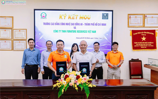V.F.R KÝ KẾT HỢP TÁC CÙNG TRƯỜNG CAO ĐẲNG CÔNG NGHỆ CAO ĐỒNG AN